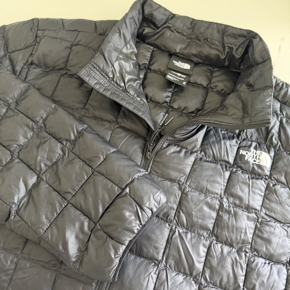 The North Face ThermoBall Eco Jacket Black Puffer NF0A7ULZ Womens 2X Quilted
